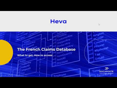 Webinar #7 : French Claims database